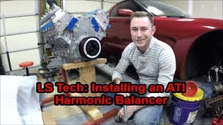 LS Tech Installing an ATI Harmonic Balancer [upl. by Timothee]