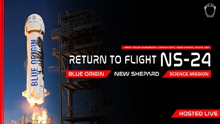 SCRUBBED Blue Origin NS24 Launch [upl. by Enytnoel89]