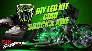 Ciro Shock amp Awe 20 LED Motorcycle Accent Lights Install Review [upl. by Ainesell]