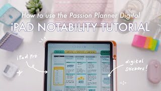 How to Use Your Digital Planner on Notability  iPad Version [upl. by Stephens942]