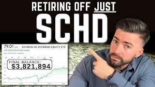 SCHD SIMPLE PATH TO WEALTH  Retiring Off JUST SCHD [upl. by Zile]