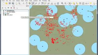 Making and using buffers in QGIS [upl. by Keane]