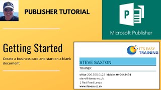 Microsoft Publisher for beginners [upl. by Holihs444]