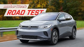 2021 Volkswagen ID4 AWD Pro S  MotorWeek Road Test [upl. by Erleena]