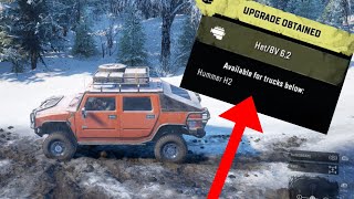 SnowRunner  All upgrade locations of the Hummer H2 [upl. by Otxis212]