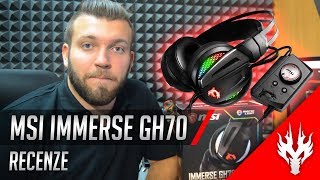 MSI Immerse GH70 unboxingreview CZ [upl. by Idell]