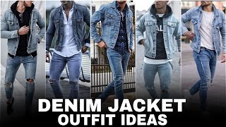 How To Style Denim Jacket  Denim Jacket Outfit Ideas [upl. by Neenej]