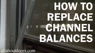 How to Replace the Channel Balance in a Window [upl. by Leahcimdivad478]