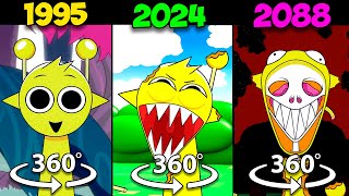 360° VR Incredibox Sprunki 1995 vs 2024 vs 2088 [upl. by Cleve]