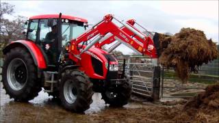 Zetor UK testing of Forterra 115 with Zetor System loader 260SLi  with The Farmers Guardian [upl. by Schweiker214]