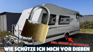 Camper Sicherheit I Damit DU nicht zum Opfer wirst I inkl Vorstellung neue ALKO ProSafe Radkralle [upl. by Oad606]