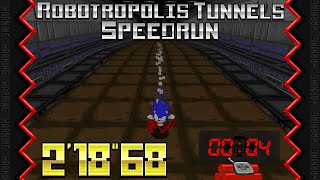 Sonic Robo Blast 2 Junio Sonic Speedrun Robotropolis Tunnel  21868 [upl. by Burack]