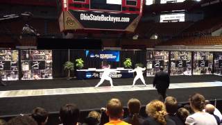 2012 NCAA Womens Epee Final 4 [upl. by Stulin]