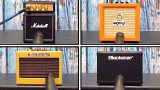 Micro Amp Shootout  Marshall VS Fender VS Orange VS Blackstar [upl. by Ardnazxela]