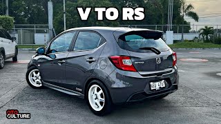 2021 Honda Brio V Variant to RS Variant  Otoculture [upl. by Min]