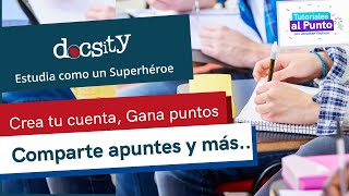 🎓Docsity crea tu cuenta gana puntos y comparte apuntes de clase  Tutoriales al punto [upl. by Yelhsa674]