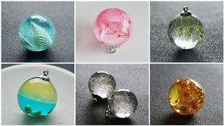 10 EPOXY BALLS Epoxy Resin DIY Ideas CHEAP AND EASY DIY JEWELRY IDEAS [upl. by Yelreveb]