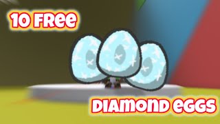 10 Free Diamond Eggs  Bee Swarm Simulator [upl. by Strep]