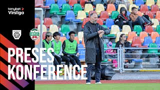 33 kārta Valmiera FC 01 FK Liepāja Preses konference [upl. by Robet]