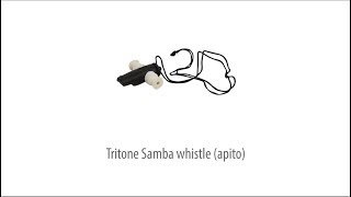 Tritone Samba Whistle Apito [upl. by Aileduab]