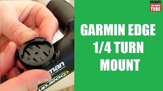 Garmin Edge Quarter Turn Bike Mount [upl. by Nnayelsel662]