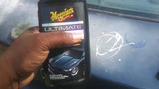 Meguiars ultimate compound demo review on the worst paint in the world 😆 lol [upl. by Redmond186]