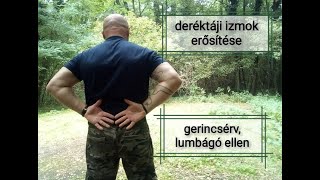 211 Deréktáji izmok erősítése porckorongsérv lumbágó idegbecsípődés ellen [upl. by Whang]