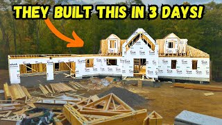 Building A Dream House You wont believe how quick it goes up [upl. by Nilats80]