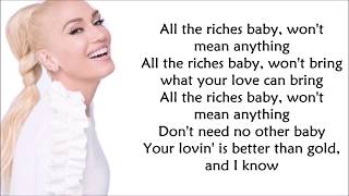 Gwen Stefani FT Eve  Rich girl LYRICS Ohnonie HQ [upl. by Selin]