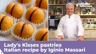 LADYS KISSES  Italian pastry recipe by Iginio Massari [upl. by Alegnaed]