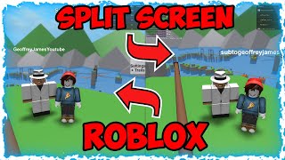 Play Roblox Split Screen on 2 Accounts at the Same Time on PC  2021 [upl. by Enna]