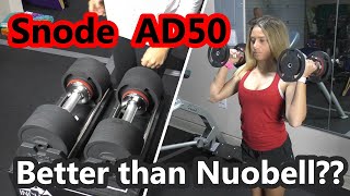 Snode Ad50 adjustable dumbbells  Better than Nuobell  Best adjustable dumbbell [upl. by Body]