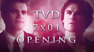 The Vampire Diaries Season 7 Episode 1 Opening [upl. by Nohsauq]