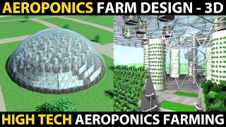 AEROPONICS FARM DESIGN  3D  Hightech Aeroponics Farming  Indoor Vertical Farming Plans amp Ideas [upl. by Alves145]