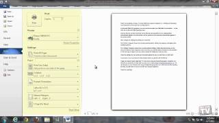 Printing and Previewing Your Document in Word 2010 [upl. by Kingsley418]