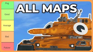 The ULTIMATE Cursed Tank Simulator Map Tier List [upl. by Mada]