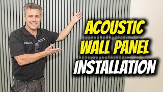 How to Install Acoustic Wall Panels to a Flat Wall  FULL AZ GUIDE wallsandfloors [upl. by Attelrahs]