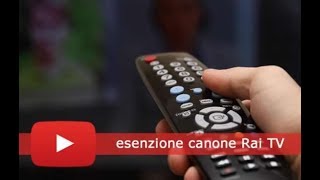 Canone Rai 2018 Modulo di esenzione entro il 31 gennaio 2018 [upl. by Madda]