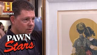 Pawn Stars Norman Rockwell Lithographs  History [upl. by Fidelio]