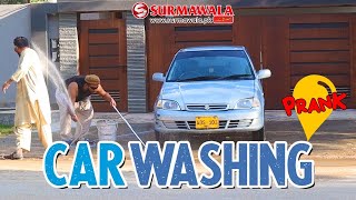 Car Washing Prank  By Nadir Ali in  P4 Pakao  2021 [upl. by Ellivro]