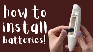 How To Install Batteries On The Milk BOSS Milk Frother By Zulay Kitchen [upl. by Ebanreb420]