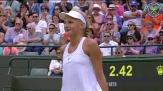 2016 Day 12 Highlights Dayana Yastremska vs Anastasia Potapova [upl. by Slerahc]