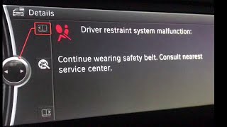 Passenger Restraint System Malfunction  BMW [upl. by Sema]