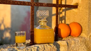 How to make ORANGE LIQUEUR Homemade in just 5 days 🍊ARANCELLO 🤪 Orange flavored liqueur [upl. by Mide]