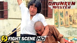 DRUNKEN MASTER  Freddy Wong amp Drunken Master VS The Iron Headed Bullet  Jackie Chan  Fight Scene [upl. by Riplex]