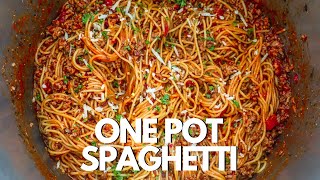 The Laziest Way to Cook Spaghetti One Pot Wonder [upl. by Irot380]