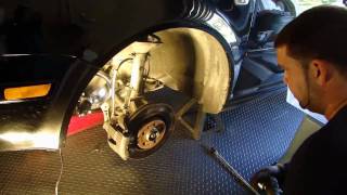 VW DIY How to install  replace  fix a CV joint  Drive shaft on MKIV Golf wwwFixMyVWcom [upl. by Greff]