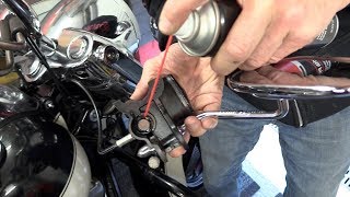 Delboys Garage Harley Brake Light Sticking OnEasy Fix [upl. by Drofnats620]