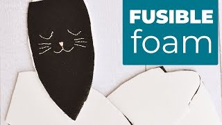 How to attach fusible foam interfacing [upl. by Ylrak]