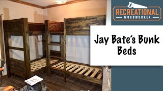 Double Bunk Beds Made With Plans from Jays Custom Creations [upl. by Olva]